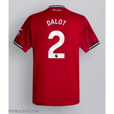 Camiseta Manchester United Diogo Dalot #2 Primera Equipación 2025-26 manga corta Camiseta Manchester United Diogo Dalot #2 Primera Equipación 2025-26 manga corta